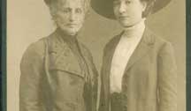 Constanţa Erbiceanu cu mama sa, Aglae Erbiceanu la Berlin (cca. 1900)