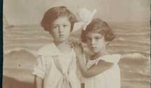 Dinu şi Florica Erbiceanu la Constanţa (1919)