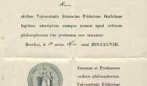 Documentul de înscriere la Universitatea din Berlin al lui Constantin (Cotinu) Erbiceanu (1878-1916), din 1908